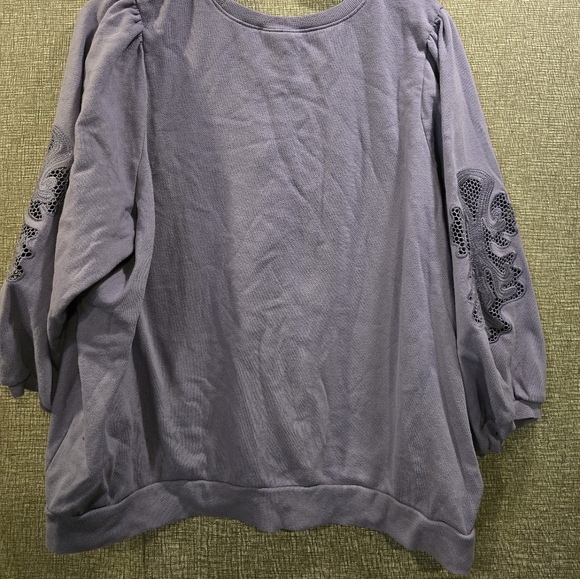 Torrid Purple Sweatshirt Size 3 - Picture 4 of 5